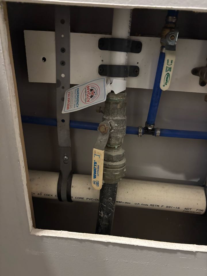 Provided options to install water softener. Toms River, NJ 08753