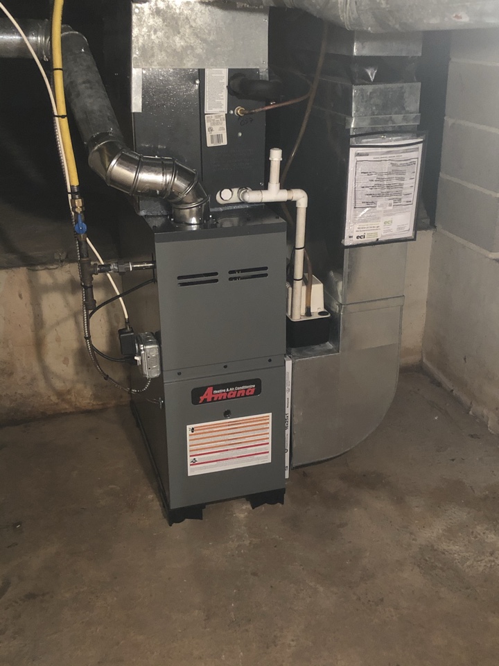 Installing amana gas furnace 