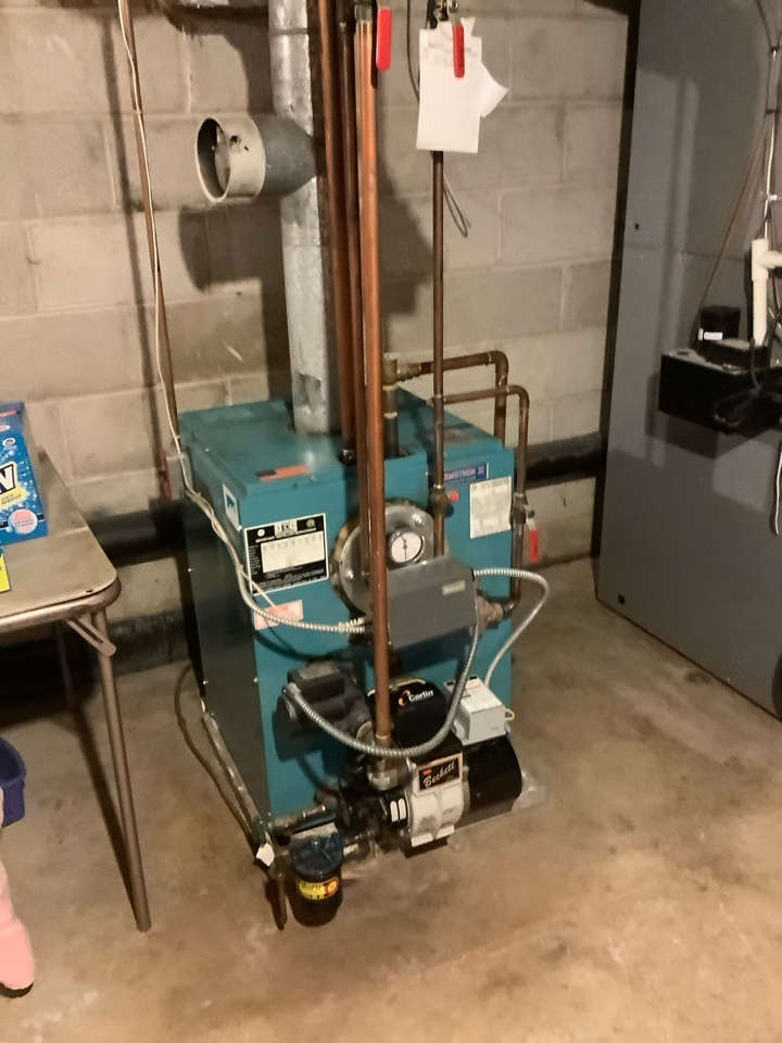 Performed oil boiler tune up on a CWL model.