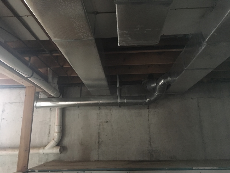 Not enough heat in the master bedroom. Found ductwork wasn't connected properly. I repaired ductwork 