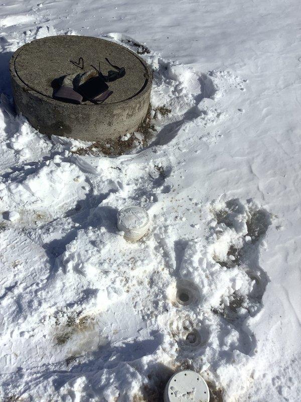 Responded to service call for a sewer line backup causing water to back up into basement when fixtures were in use. Investigated approximately 20-foot straight line between house and pit, which had been emptied approximately two weeks prior. Successfully cleared blockage and restored proper drainage function.