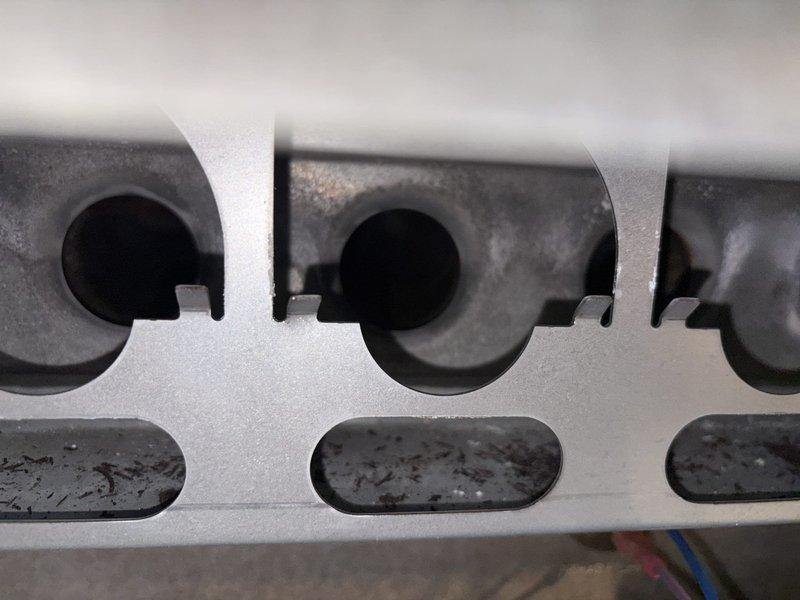 Responded to service call for a Moyer Comfort Series LP furnace experiencing error codes LO11 and F13 (restricted air flow). Inspected burner assembly which showed significant debris accumulation in lower ports. Used UEi EM201B pressure meter to verify proper gas pressure readings. Cleaned burner assembly ports and verified proper system operation with no error codes present.