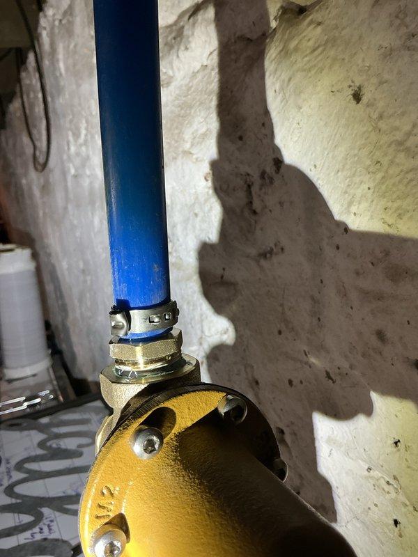 Completed installation of a new 50-gallon electric water heater with Silver plan coverage. Installed approximately 10' of PEX piping to restore water distribution system and mounted a pressure reducing valve to maintain safe operating water pressure in the home. All connections were properly secured and system was tested for proper operation before completion.