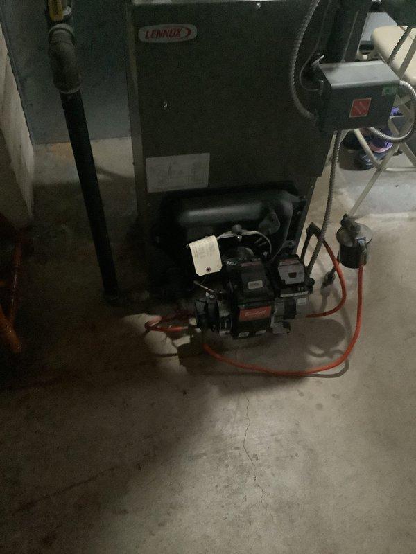 Responded to service call for shower leak penetrating through ceiling. Upon inspection, identified active water intrusion occurring around perimeter of existing ceiling opening during shower use. Replaced two faucets as scheduled and completed comprehensive plumbing system inspection of property. Documented HVAC system installation and bathroom fixture conditions with photographs for service records.