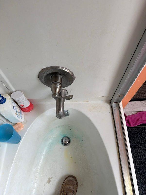 Responded to dispatch for leaking Delta shower spigot that continued dripping when water was turned off. Upon inspection, identified worn internal cartridge causing the leak and replaced the faulty component, restoring proper shut-off function to the shower valve.