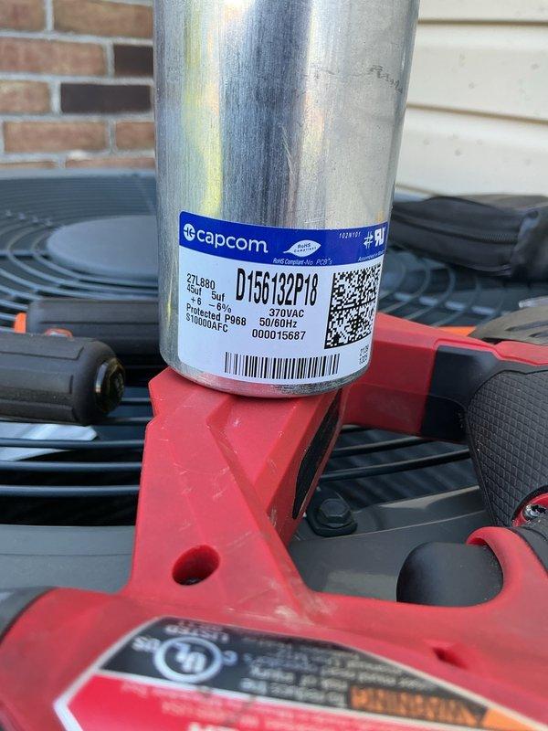 Completed comprehensive air conditioning tune-up on existing Trane system installed in December 2021. Inspected capacitor, verified electrical connections, and assessed overall system performance. Supplied and installed 20x20x4 air filter as previously arranged during last year's maintenance visit.