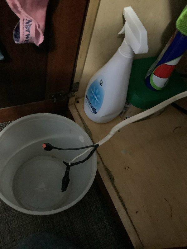 Responded to service call for reported water leak under kitchen sink suspected to originate from garbage disposal unit. Upon inspection, verified leak location and assessed condition of disposal unit. Discussed repair versus removal options with homeowner, noting that disposal was not in regular use. Based on customer preference and operational assessment, removed non-functioning garbage disposal unit and properly capped drain connections to eliminate leak source and restore proper sink drainage.
