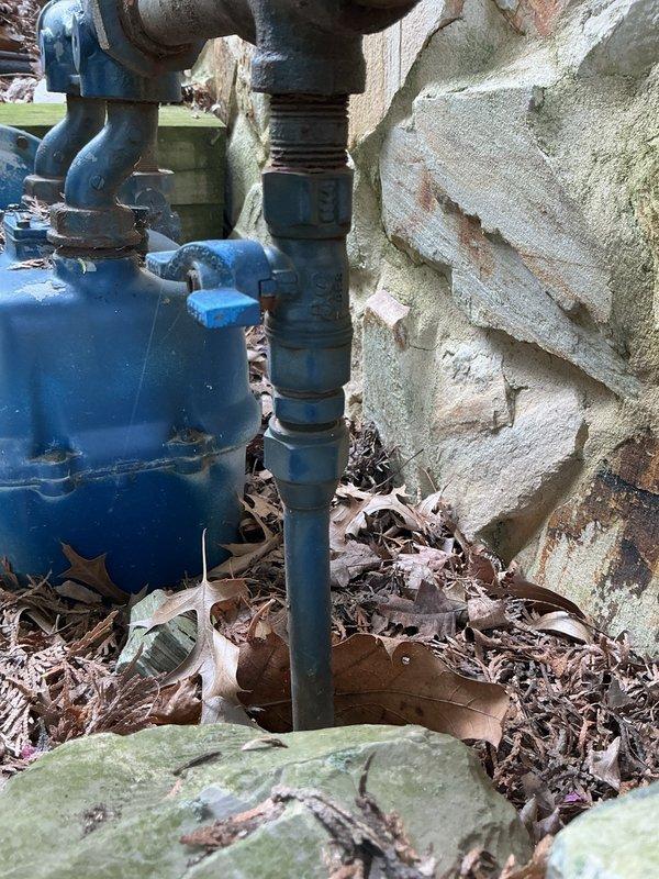 Responded to emergency call for damaged external gas line that was struck during excavation work. Per utility company recommendation, safely capped the abandoned gas line at the meter connection point to allow for proper removal of the damaged piping. Secured all connections and verified proper seal to ensure safe disconnection of the no-longer-needed gas supply line from the main meter assembly.