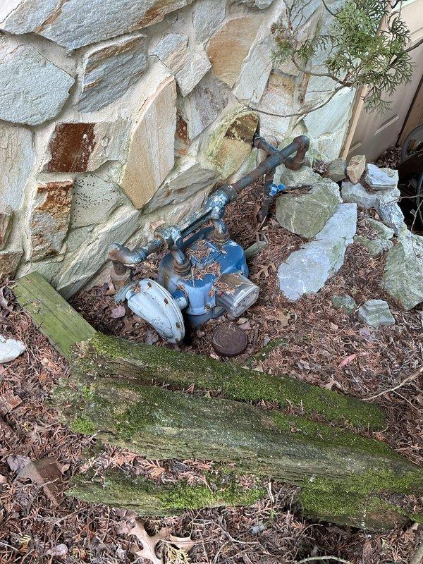 Responded to emergency call for damaged external gas line that was struck during excavation work. Per utility company recommendation, safely capped the abandoned gas line at the meter connection point to allow for proper removal of the damaged piping. Secured all connections and verified proper seal to ensure safe disconnection of the no-longer-needed gas supply line from the main meter assembly.
