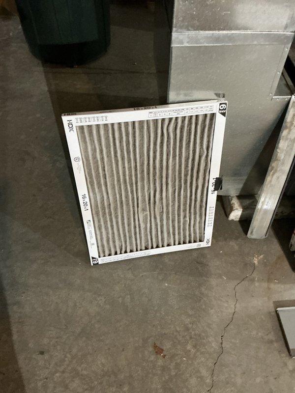 Completed comprehensive tune-up and maintenance service on oil-fired furnace and central air conditioning system, both over 20 years old. Performed thorough cleaning and inspection of oil furnace components, replaced air filter showing significant dust accumulation, and serviced central AC unit. Observed moderate corrosion on copper refrigerant lines with green patina at connection points and oxidation on mounting hardware, indicating age-related wear. Both systems are currently operational but showing signs of aging; provided assessment that equipment may benefit from replacement consideration in near future, with heat pump conversion as potential upgrade option for improved efficiency.