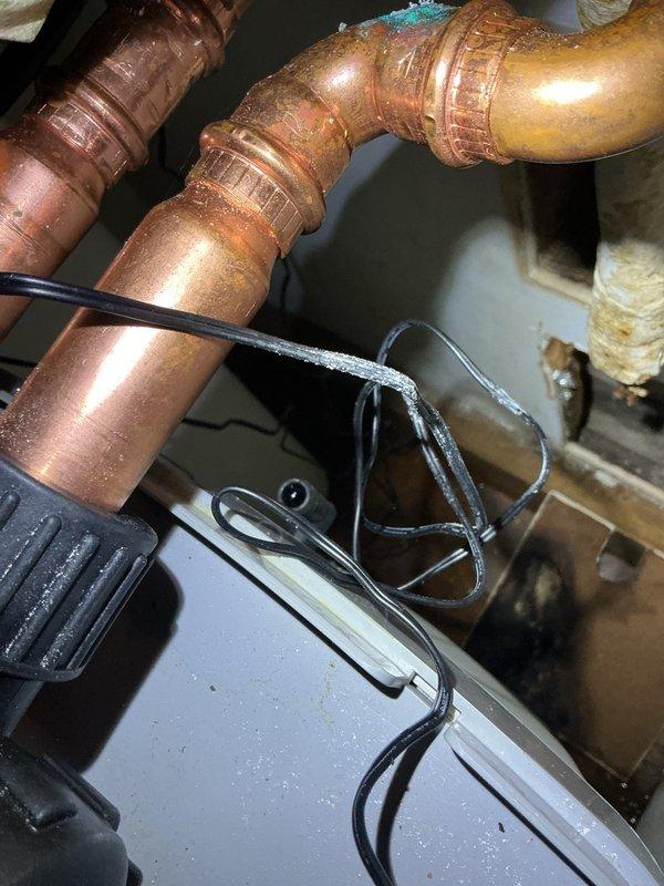 Completed preventive maintenance inspection on Lennox air conditioning system installed June 2018. Performed comprehensive tune-up including inspection of blower wheel assembly, verification of proper airflow, and examination of refrigerant line connections. Blower wheel showed clean operation with no debris accumulation. Copper refrigerant lines and fittings inspected for proper insulation and connections with no leaks detected. Delivered two bags of water softener salt as requested. System operating within normal parameters.