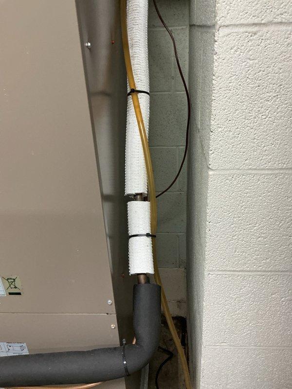 Responded to no cooling complaint with indoor temperature at 75 degrees. Upon inspection, found severely clogged air filter restricting airflow to the system, which was causing inadequate cooling performance. Replaced dirty filter with new unit and verified proper airflow restoration and system operation.