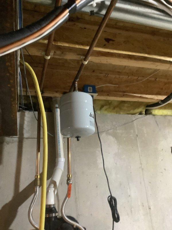 Responded to no-ignition issue on Bradford White gas water heater with Defender Safety System that was recently installed. Unit displayed diagnostic fault codes with red light blinking 8 times followed by 4 times, indicating gas valve failure after homeowner had turned unit off while away. Replaced defective gas control valve assembly and restored unit to proper operation. Verified proper gas flow through yellow flex line, confirmed blue-handled shutoff valve operation, and tested ignition sequence. Unit now firing correctly with all safety systems functioning as designed.