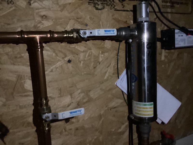 Responded to reported leak at baseboard heating unit. Upon inspection, identified source of leak and completed necessary repairs to restore system integrity. Performed water test to verify existing water treatment system is functioning properly and protecting heating components as designed.