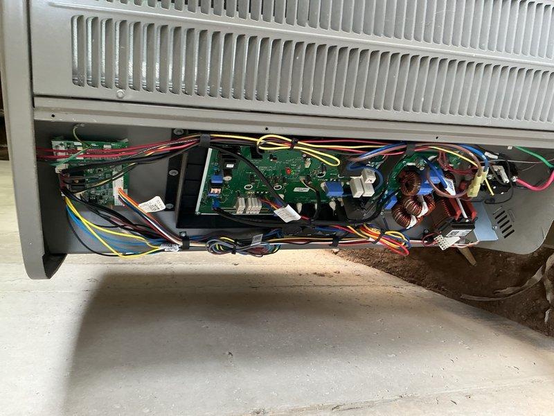 Completed comprehensive preventive maintenance inspection on Lennox heat pump system installed in March 2018. Performed standard CPM cooling season tune-up including visual inspection of electrical connections at junction box, condensate drain system with PVC piping, and condensate pump assembly. Verified proper operation of control boards, inductors, and wiring harnesses within the air handler compartment. All electrical connections secure, drain lines clear and functioning properly, and system components operating within normal parameters.