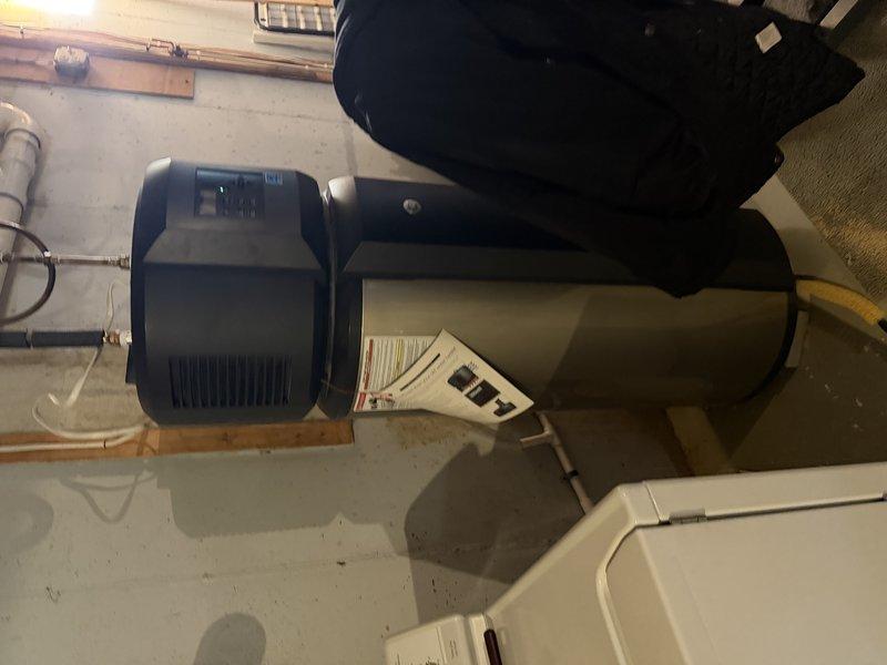 Performed maintenance inspection on Fleck 560 water softener system experiencing excessive salt consumption, which had doubled from normal usage of 40 pounds to 80 pounds per month. Conducted comprehensive water quality testing and water pressure diagnostics to assess system performance. Upon inspection, noted that resin media has not been replaced since original installation in October 2014, indicating need for future media replacement to restore proper regeneration efficiency and salt consumption rates.