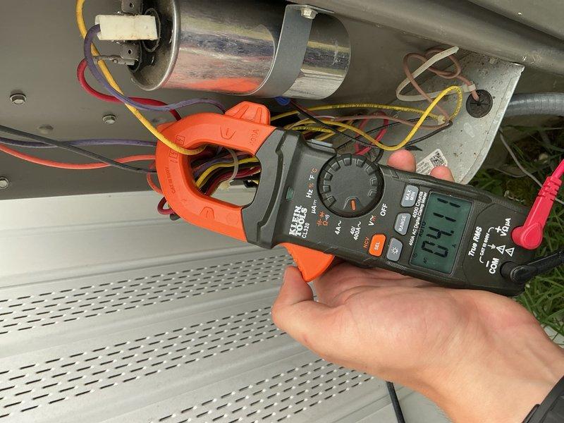 Replaced defective contactor on outdoor condensing unit per approved estimate. Performed electrical diagnostics using clamp meter to verify proper amperage draw and confirmed system operation. Unit tested and operating within normal parameters upon completion.