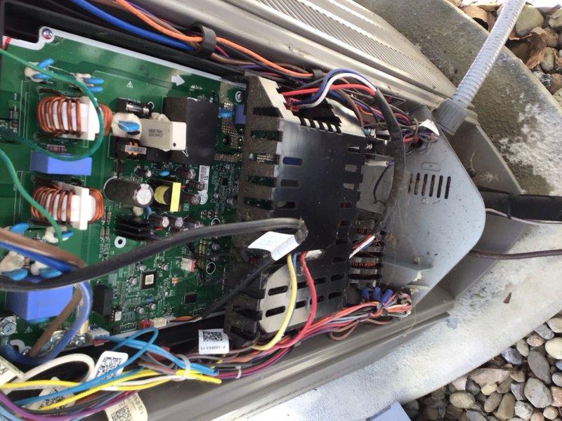 Completed preventive maintenance inspection on Lennox air conditioning system installed in September 2021. Performed comprehensive tune-up including inspection of control board components, wiring connections, and blower assembly. Verified all electrical connections at terminal blocks and relay points, examined circuit board for proper operation with all toroidal inductors and capacitors functioning normally. Inspected blower wheel assembly, confirming clean blades and proper mounting at center hub with no debris accumulation. All color-coded wiring harnesses secure with proper connections throughout unit. System operating within manufacturer specifications with no issues identified.