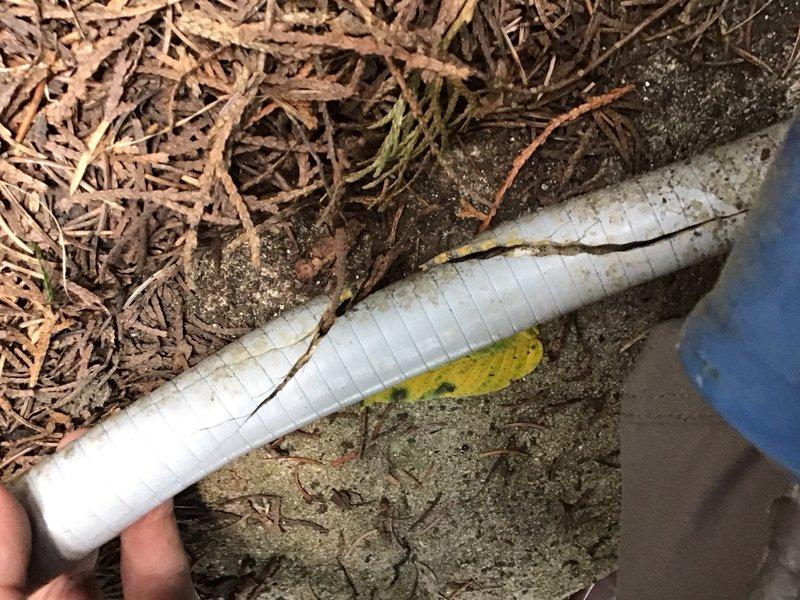 Replaced damaged electrical whip on outdoor air conditioning unit with new whip assembly including 3/4" straight fitting at disconnect box. Collected payment for completed work and membership dues.