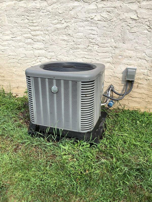 Completed comprehensive tune-up and maintenance on Rheem HVAC system installed in 2016, including both air conditioning and propane gas furnace components. Performed full inspection of outdoor condenser unit with refrigerant line check, electrical connections verification, and fan operation assessment; all components operating within normal parameters. Conducted indoor furnace inspection including blower motor evaluation, electrical wiring assessment, and burner assembly check; system tested and confirmed functioning properly with no issues identified.