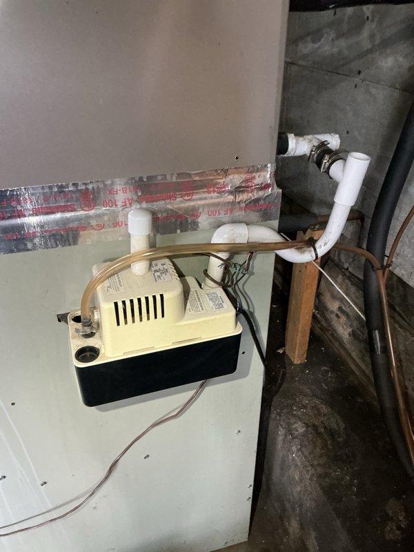 Completed comprehensive CPM A/C inspection including cleaning of indoor blower assembly and replacement of indoor blower capacitor to restore proper system operation. Evaluated furnace venting configuration due to existing main chimney having a vertical crack requiring removal, and assessed alternative venting location options for future implementation.
