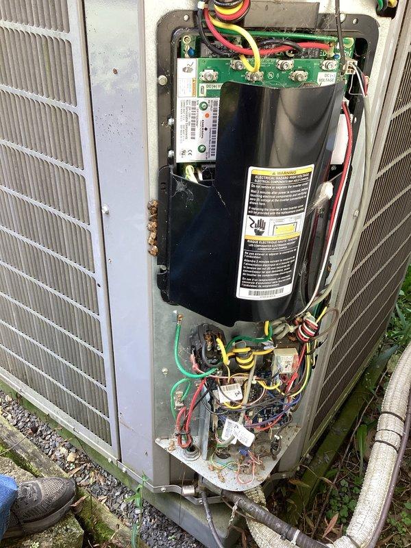 Completed comprehensive AC tune-up and maintenance on two systems for new customer: main house Carrier unit (less than 10 years old) and separate in-law suite system. Performed standard preventive maintenance procedures including inspection of electrical components, circuit boards, compressor operation, and refrigerant levels. Verified system temperatures and operational parameters using calibrated digital instrumentation. Both systems found to be operating within normal specifications with minor age-related wear noted on wiring and internal components.