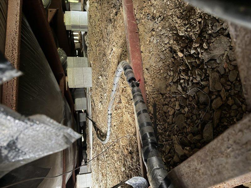 Replaced deteriorated heat tape on pipes located in crawl space beneath structure. Removed old damaged heat tape from water supply lines and installed new heat tape with proper spacing and securing methods. Ensured all electrical connections were properly made and insulation was correctly positioned around treated pipes. Work was approved by customer via phone prior to service completion.