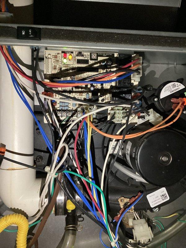 Completed comprehensive heating tune-up and maintenance on 2013 Miller propane furnace system. Performed full system inspection including examination of heat exchanger, burner assembly, ignition components, and blower motor operation. Verified all electrical connections, control board functionality, and safety mechanisms are operating within manufacturer specifications. System tested and confirmed to be functioning properly for the heating season.