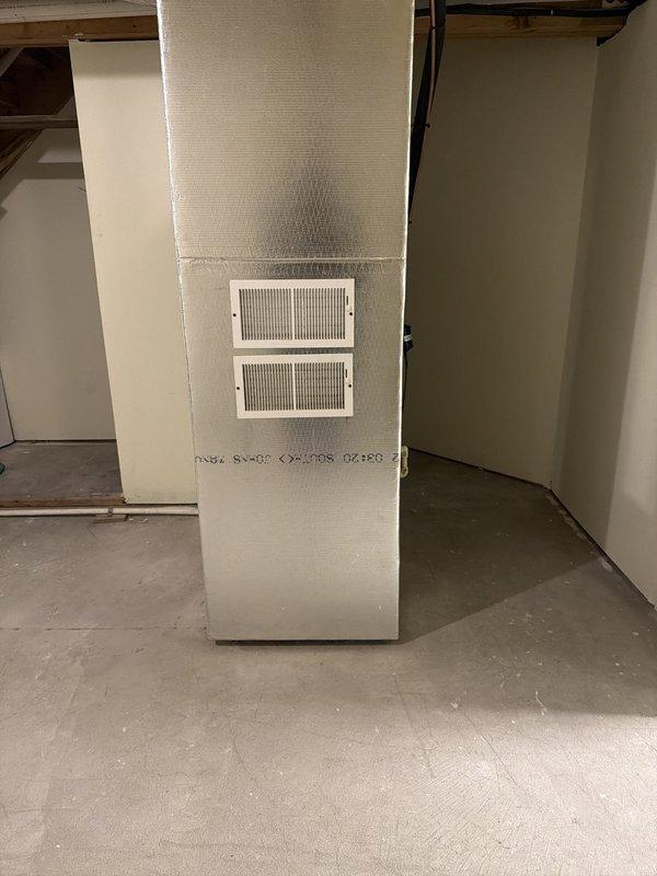 Replaced failed water heater with new A.O. Smith 50-gallon electric storage tank model EX-50EA50DV rated at 240V/4500W, installed new expansion tank, and replaced pressure reducing valve with like unit to resolve high water pressure issues affecting Moen whole house automatic shut-off system.