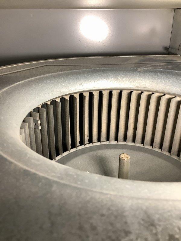 Performed gas furnace tune-ups on both the first- and second-floor Lennox systems, inspecting and servicing components for safe, efficient operation. Cleaned the first-floor blower wheel and housing, removing dust buildup to restore proper airflow and system performance.