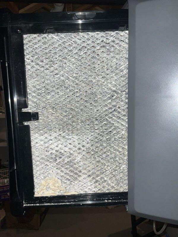 Performed annual furnace tune-up on 10-year-old unit as scheduled. Inspected Honeywell Home humidifier system and identified filter with significant dust accumulation and minor discoloration requiring replacement. Completed comprehensive system evaluation with no operational issues detected.