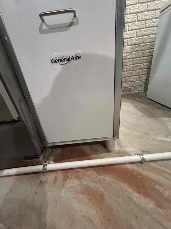 Successfully installed a complete HVAC system consisting of a 90,000 BTU furnace and 3-ton AC unit with right-side configuration. Performed all mechanical connections and properly reconnected the system to existing ductwork, with the installation including a GeneralAire air quality component to complete the comprehensive climate control solution.