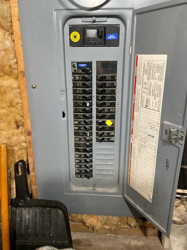 Performed assessment on Everest furnace with confirmed failed heat exchanger. Documented existing HVAC system including thermostat settings and electrical connections at breaker panel. Provided replacement quote for furnace-only option as requested by homeowner planning future property sale.