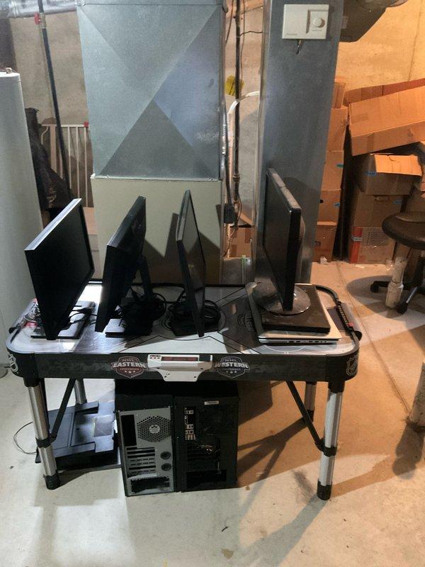 Performed inspection of existing HVAC system and identified two critical failures in the heat exchanger of the Bryant furnace, resulting in immediate danger tagging of the unit. Prepared comprehensive replacement quote for new furnace installation, documenting the existing setup including ductwork configuration and refrigerant line connections. Customer advised to call when technician is en route for replacement service.