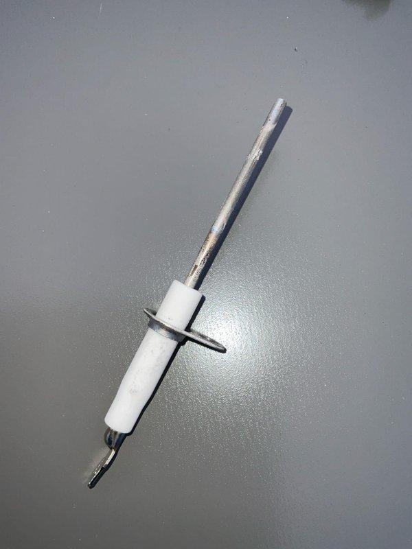 # Service Summary

Completed scheduled CLUB HEAT 8-12 preventive maintenance agreement visit for Iceberg Heating system. Inspected and replaced flame sensor due to degradation and discoloration on the sensing rod, which can cause intermittent ignition failures or system lockouts. Removed old sensor, installed new flame sensor assembly with proper mounting hardware, and verified secure electrical connections. Tested system operation to confirm proper ignition sequence and flame detection functionality.