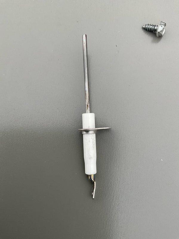 # Service Summary

Completed scheduled CLUB HEAT 8-12 preventive maintenance agreement visit for Iceberg Heating system. Inspected and replaced flame sensor due to degradation and discoloration on the sensing rod, which can cause intermittent ignition failures or system lockouts. Removed old sensor, installed new flame sensor assembly with proper mounting hardware, and verified secure electrical connections. Tested system operation to confirm proper ignition sequence and flame detection functionality.