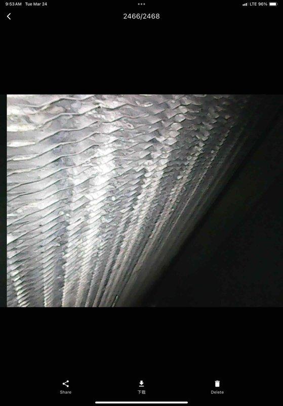 Completed Club AC10-2 preventive maintenance agreement visit on air conditioning system. Upon inspection, noted extensive surface corrosion and weathering on exterior cabinet panels indicating prolonged environmental exposure. Evaporator coil exhibited heavy accumulation of dust, lint, and debris throughout fin assembly, restricting airflow and reducing heat transfer efficiency. Cleaned condenser and evaporator coils, removed particulate buildup from fin surfaces, checked refrigerant levels, inspected electrical connections, and verified proper system operation. Unit returned to service with improved airflow and cooling performance.