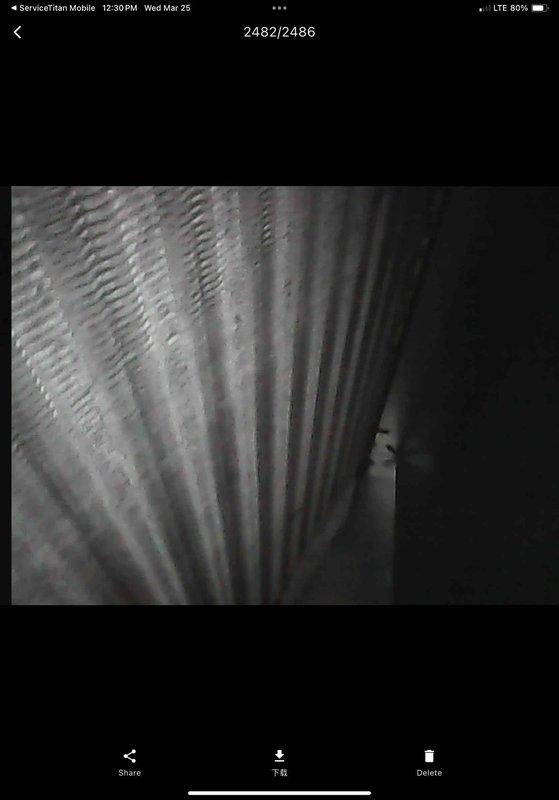 Completed annual AC maintenance and tune-up as part of membership agreement. Performed comprehensive system inspection revealing significant rust corrosion and sediment accumulation in condensate drain pan requiring attention. Inspected evaporator coil showing moisture condensation and dirt buildup on aluminum fins between vertical ridges. Documented system condition with photographic evidence of corrosion in drain pan and coil contamination for maintenance records.