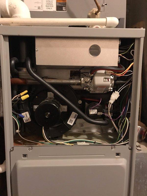 Completed preventive tune-up maintenance on residential HVAC system including both furnace and air conditioning unit. Performed comprehensive inspection of blower motor assembly, gas valve, electrical connections, condensate drainage system, and all internal components. All systems tested and found operating within normal parameters with no immediate service needs identified.