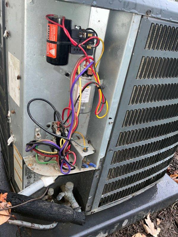 Completed annual AC maintenance tune-up on residential air conditioning system as part of prepaid membership agreement. Performed comprehensive inspection of outdoor condensing unit, including examination of condenser fan motor assembly, electrical connections, capacitors, and contactor components. Verified proper operation of all electrical components, cleaned condenser coil fins, cleared debris from unit base, and confirmed system is operating within manufacturer specifications for the upcoming cooling season.