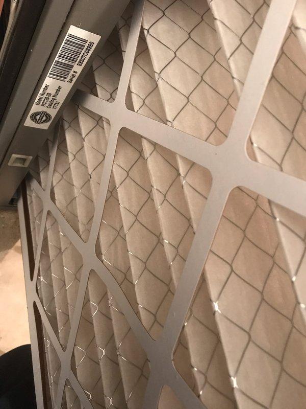 Completed annual AC tune-up and maintenance inspection on residential air conditioning system. Performed comprehensive system evaluation including inspection of air filter, blower motor assembly, and evaporator coil components. Air filter was examined and found to be in clean condition with proper airflow. Blower motor and fan assembly were inspected, with motor bearings and shaft verified to be functioning properly. All system components were photographed for maintenance records and found to be operating within normal parameters.