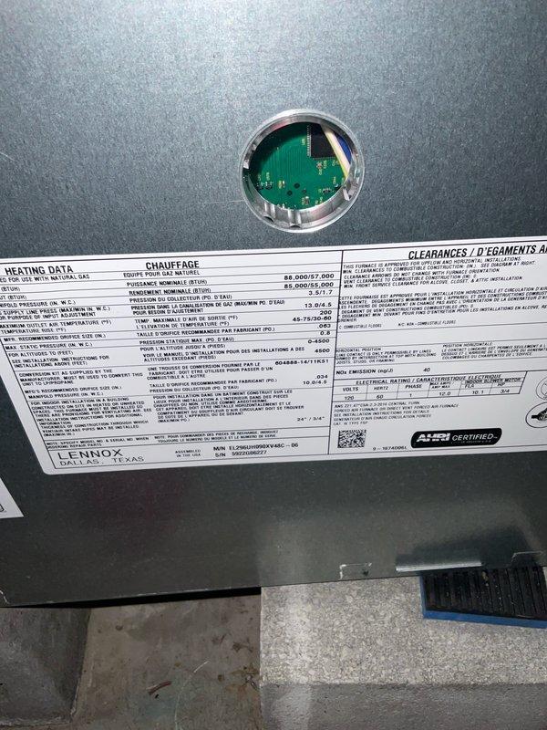 Completed annual AC maintenance tune-up on Lennox system as part of prepaid membership agreement. Performed comprehensive inspection of outdoor condensing unit and indoor air handler, verified all heating and cooling data specifications, checked electronic control board operation, and cleaned exterior components. System operating within manufacturer specifications with no deficiencies noted at time of service.