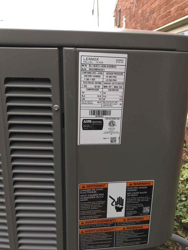 Completed Club AC8-12 preventive maintenance agreement visit on Lennox EL18XC1 heat pump system. Performed comprehensive inspection of outdoor unit including coil cleaning, electrical connections check, refrigerant level verification, and operational testing. Unit operating within normal parameters with no deficiencies noted.