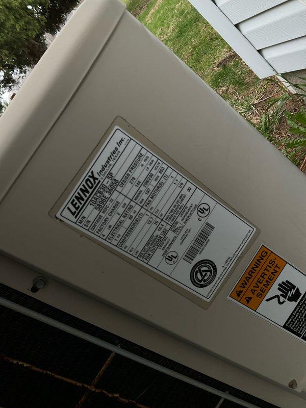# HVAC Maintenance - Agreement Visit Summary

Completed annual preventative maintenance on residential Lennox air conditioning system as part of membership benefits program. Performed comprehensive AC tune-up including visual inspection of outdoor condenser unit, verification of proper refrigerant line insulation and securing, and examination of electrical connections at junction box. All wire terminations, including low-voltage control wiring, were inspected for proper connection integrity. System components were photographed for documentation purposes. Unit operational and ready for cooling season.