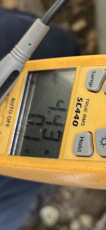 Completed annual AC tune-up and preventative maintenance on residential air conditioning system. Performed comprehensive system diagnostics using digital multimeter, measuring electrical parameters including voltage and amperage to verify proper operation. All components tested within normal operating specifications, system running efficiently with no issues identified.
