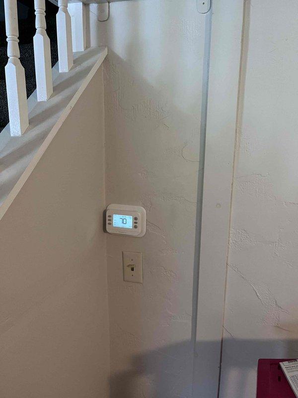 Completed installation of a 90,000 BTU furnace system including all mechanical and electrical connections. Successfully reconnected existing HVAC infrastructure, installed new thermostat, and verified all safety controls and operational functions are working properly.