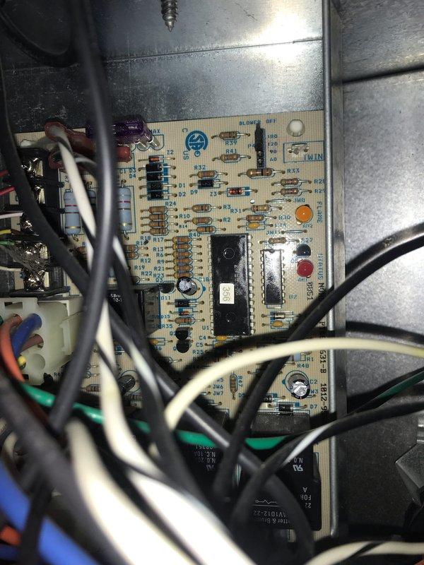 Completed preventive maintenance inspection on residential air conditioning system under CLUB AC10-2 agreement. Performed comprehensive visual inspection of blower motor assembly and control board, documenting equipment condition with detailed photographs. All electrical connections, circuit board components, and motor components were examined and found to be operating within normal parameters with no immediate service needs identified at this time.