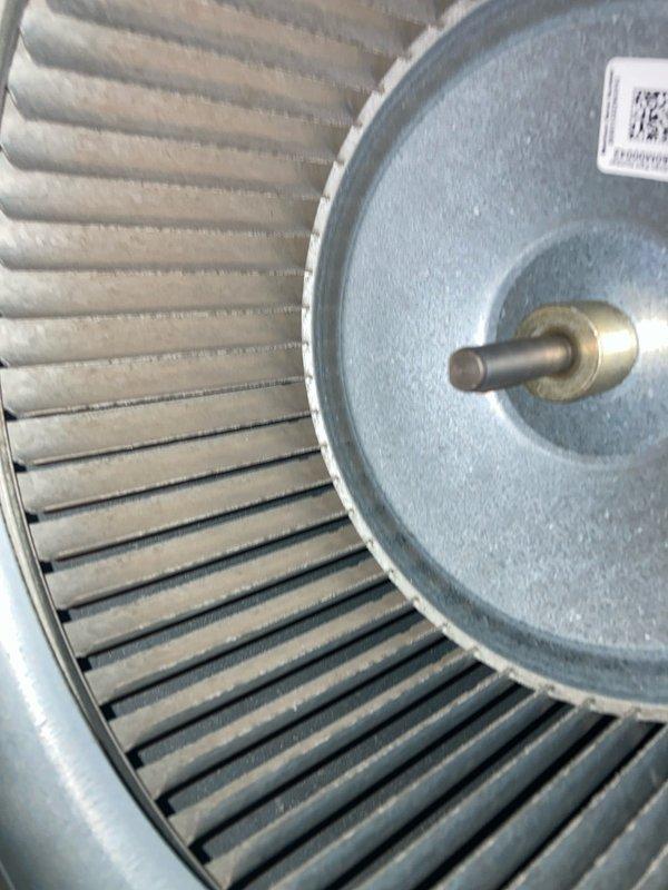 Completed scheduled AC maintenance tune-up on residential air conditioning system. Performed comprehensive inspection of blower assembly and electrical connections, documenting component conditions with photographs. Blower wheel showed normal dust accumulation for age; electrical panel connections exhibited minor cobweb buildup but all terminals secure and functioning properly.