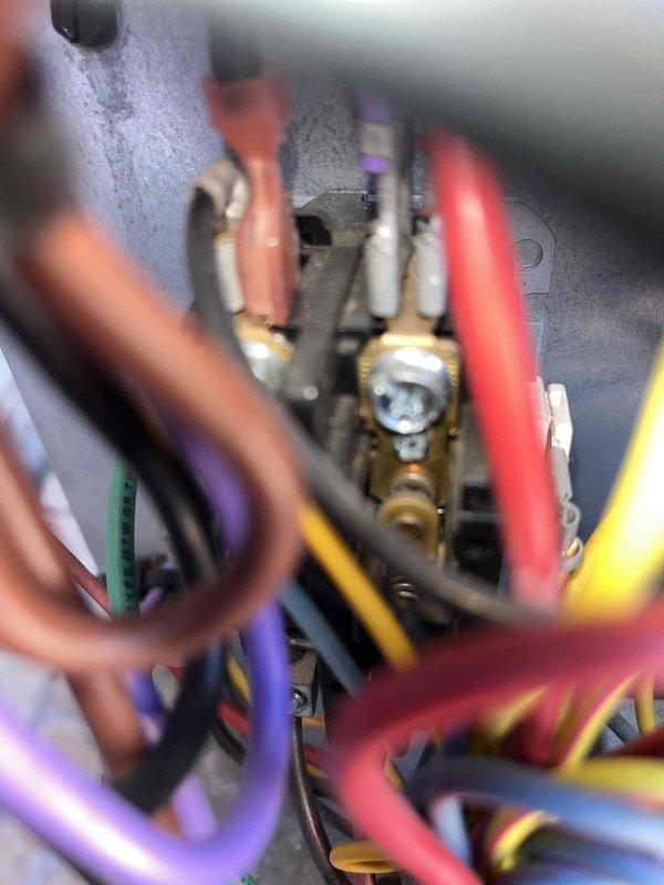 Completed annual HVAC maintenance tune-up on air conditioning system as part of membership benefits. Performed comprehensive system inspection including electrical testing with clamp meter showing 49.79 amp reading, verified all electrical connections at contactor and terminal blocks, inspected wiring integrity across all phases and control circuits. System operational and ready for cooling season.