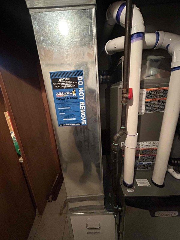 Completed full HVAC system installation including a 70,000 BTU furnace, 3-ton air conditioning unit positioned on left side, and whole-home humidifier. Installed new dedicated electrical circuit to support the system. Performed vacuum testing on refrigerant lines to verify system integrity and proper evacuation levels using digital micron gauge. Installed condensate drainage system with PVC piping and appropriate trap configuration. Commissioned entire system, confirmed all mechanical and electrical connections meet code requirements, and verified proper operation of all components.